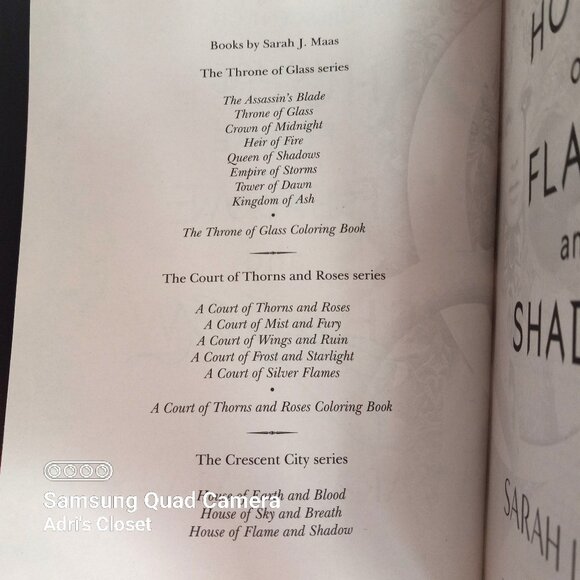 House of Flame and Shadow Digitally Signed Barnes and Noble Exclusive Ha… - Picture 5 of 13